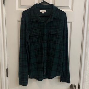 Free Assembly forest green Checkered Shirt